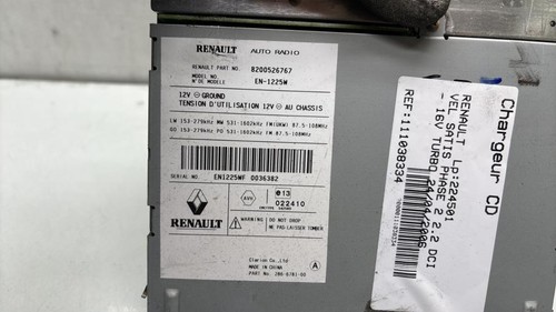 Chargeur renault vel - cd, satis