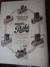 RADIO PATHE TSF PHONO TOURNE