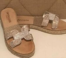 Rare Gennaker Portofino Handmade In Italy Women Sandals Size 40 US Size 10