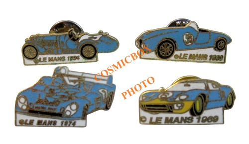 Lot pin auto course le - 4, pin's