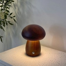 Lampe Champignon Bois