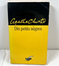 livre Dix petits nègres Agatha Christie - éd 1993  poche  Club des masques jaune