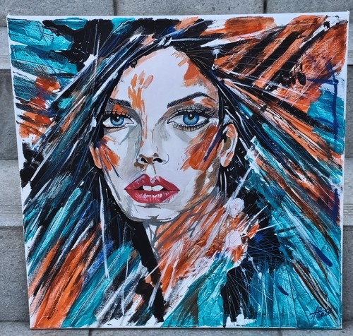 Portrait femme contemporain