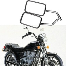 For Yamaha XJ 400 550 600 650 700 750 Pair Rectangle Moto 10mm Rearview Mirrors