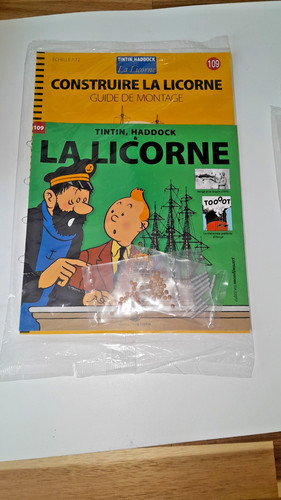 Tintin construire licorne - tintin,