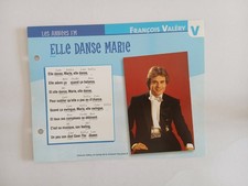 CARTE FICHE - FRANCOIS VALERY
