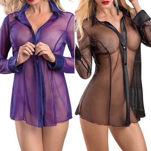 Chemise transparente pour