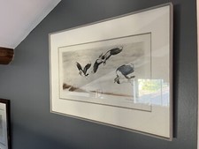 Gravure Léon Danchin Vanneaux