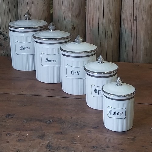 Pots epices porcelaine de - a,