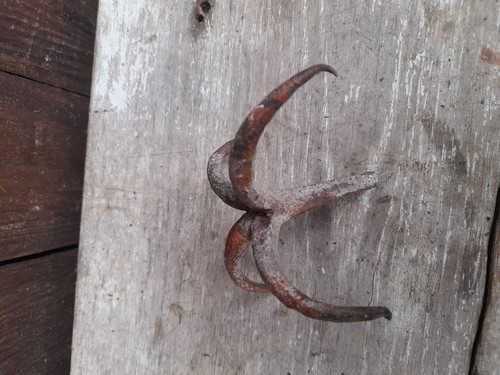 Petit grappin ancien fer - petit,