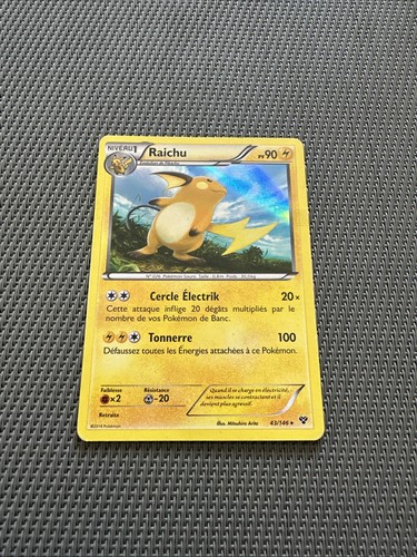 Carte pokémon raichu holo - raichu,