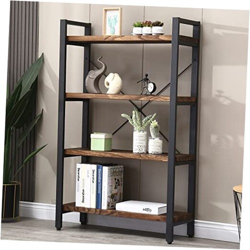 Solid wood bookshelf - solid, bookshelf,4