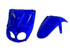 Kit 2 carénages bleu MBK