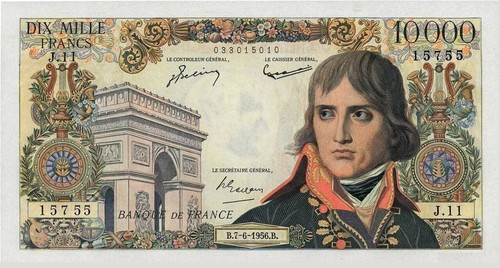 000 francs bonaparte type - 10.000,