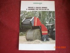 GREENLAND RP120 & RP 150 ROUND BALL PRESS ADVERTISING BROCHURE