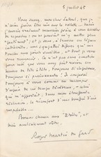 MARTIN DU GARD (Roger). Deux