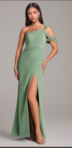 Robe longue azazie vert - robe, sauge