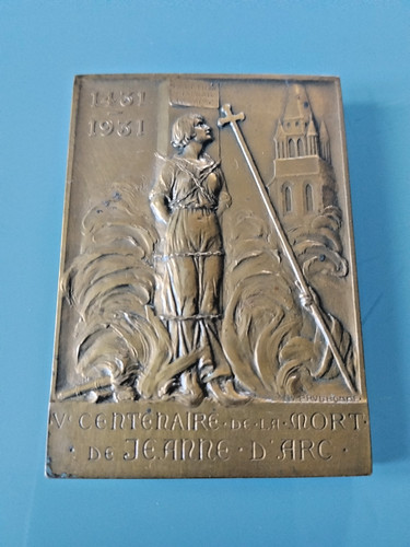 Médaille bronze jeanne - bronze,