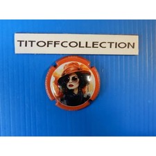 1 capsule de champagne générique jéroboam ( femmes contour orange   octobre  202