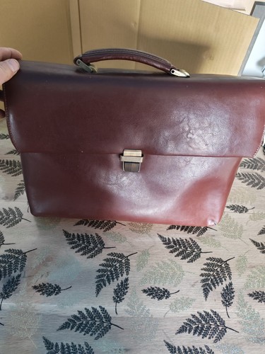 Ancien cartable cuir - cartable,