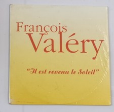 FRANCOIS VALERY 1 TITRE CD  (PROMO NEUF/SEALED) IL EST REVENU LE SOLEIL
