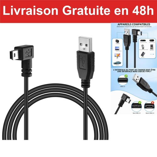 Câble usb mini m - usb,