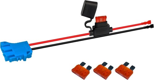 Wire harness connector 4x - wire, w/
