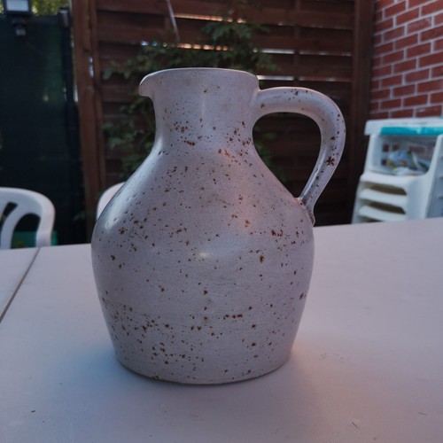 Pichet grès moucheté - pichet, vintage