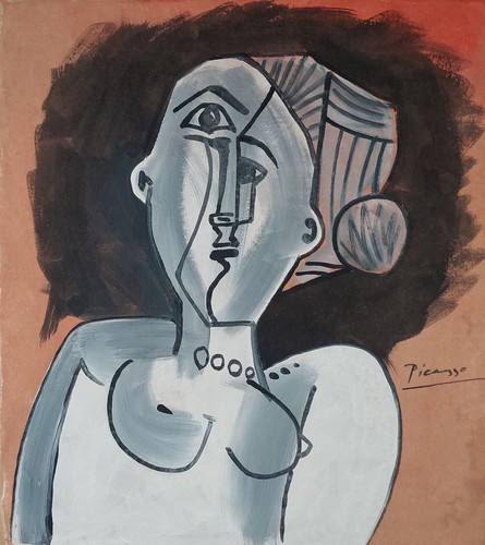 Tableau huile sur - , toile