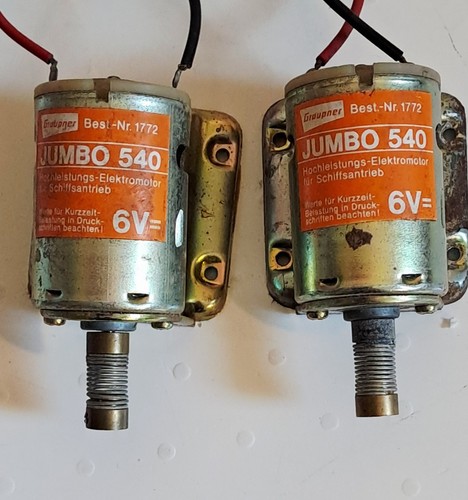 Graupner moteurs 6v - 2,