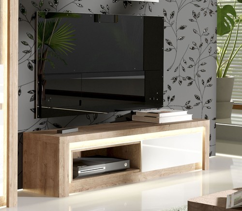 Meuble bas 124cm - tv,
