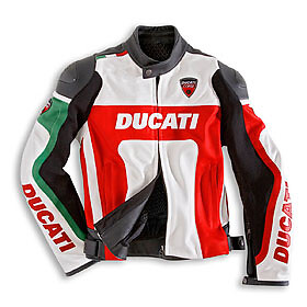 Ducati veste cuir moto - ducati,