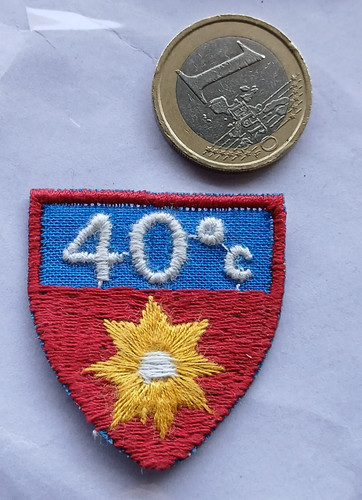 Patch écusson canicule 2026 - patch,
