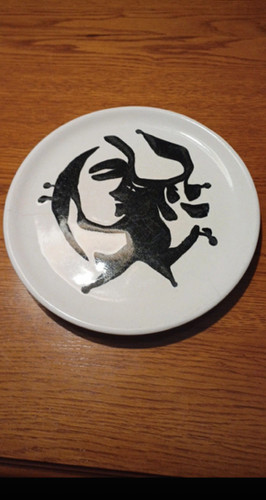 Ceramic dish decorative - ceramic, plate