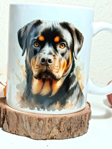 Mug céramique rottweiler - mug,