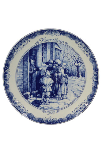 Delfts blauw assiette - delfts,