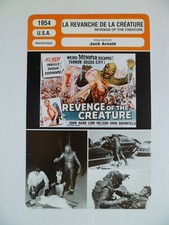 CARTE FICHE CINEMA 1954 LA REVANCHE DE LA CREATURE John Agar Lori Nelson John Br