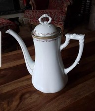 Cafetière Ancienne Porcelaine Limoges VIGNAUD Aucun défaut ni ébréchée 