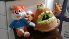Conker's Bad Fur Day The Great Mighty Poo Singing and Conker Talking Plushies