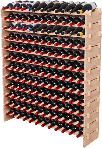 Wine rack freestanding floor - rack,