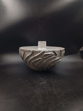 Rotten Pot Cup Cutlery Raku Crackled Pottery Vintage Ceramic 20th Century