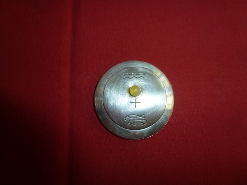 Boite parfum metal argente - boite, a
