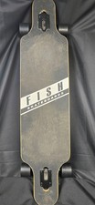 FISH SKATEBOARDS 41-Inch Downhill Longboard Skateboard Through Deck 8 Ply Canadi