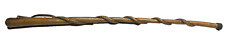 Antique 1914-18 War Hairy Carved CANE SNAKE