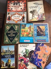 Lot of 8 chrome picture albums Nestlé, Francorussian, Lanvin, Menier, Delespaul