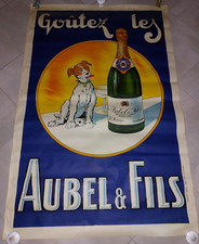 Original old poster Goûtez les Aubel et Fils, 1930 - Gaillard, 118 x 80