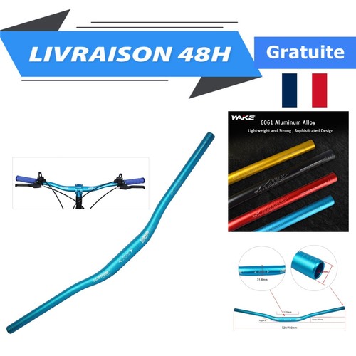Guidon vtt aluminium 8mm - aluminium, 31.8mm