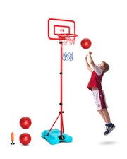 VEVOR Panier de Basket-ball Enfants Hauteur Réglable Portable Extérieur 190 cm