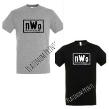 New World Order Shirt nWo Logo WCW Pro Wrestling T Shirt Tee PREMIUM UPTO 5XL