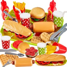 Hamburgers removable toy for